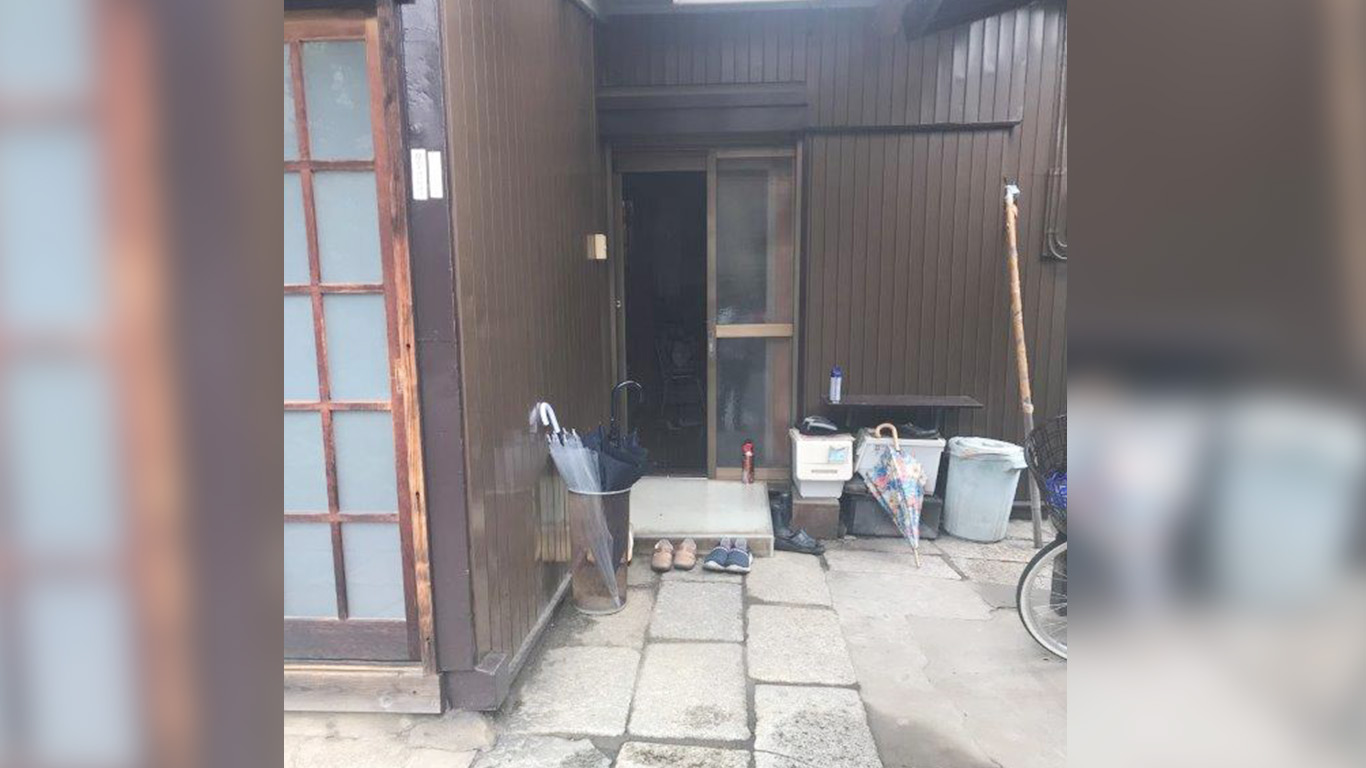 スロープ工事前